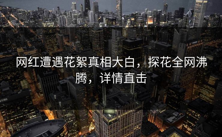 网红遭遇花絮真相大白，探花全网沸腾，详情直击